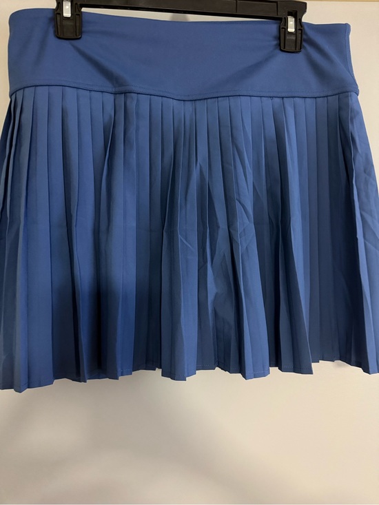 Fabletics Pants - Fabletics Blue Pleated Skater Skirt